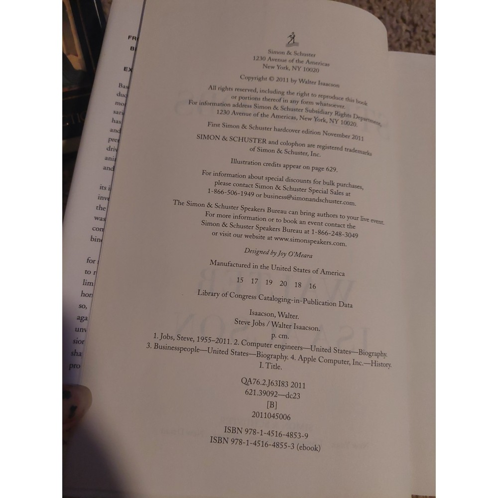 Steve Jobs First Edition - Picture 2 of 3